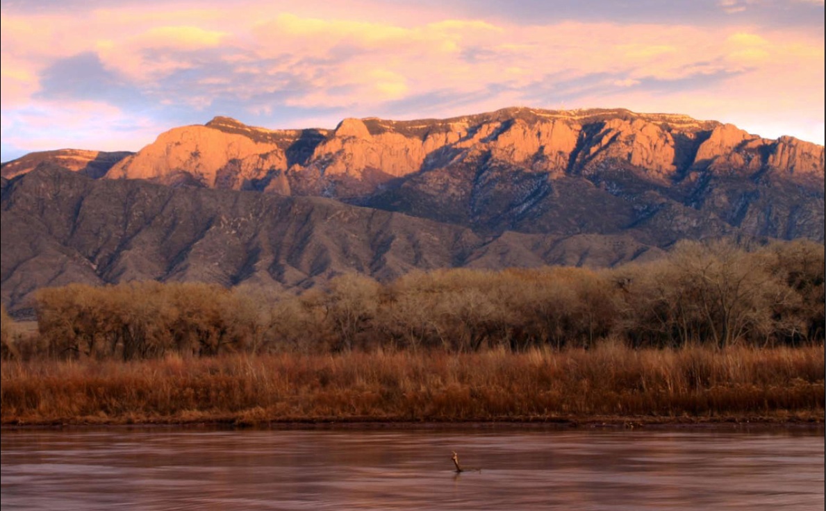 Mountains over the Rio Grande