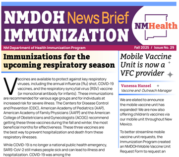 Latest Immunization Newsletter