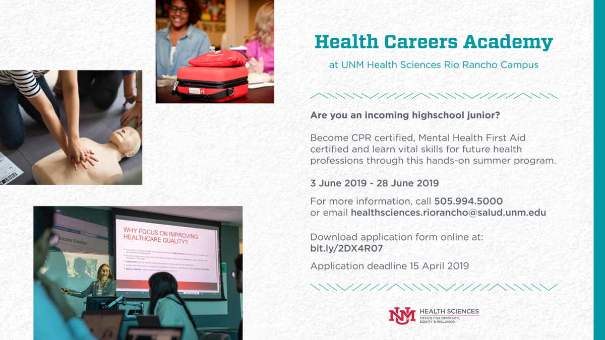 Health Careers Academy Flyer