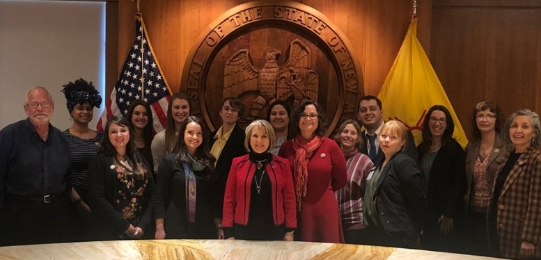 LEND fellows with the NM Governor