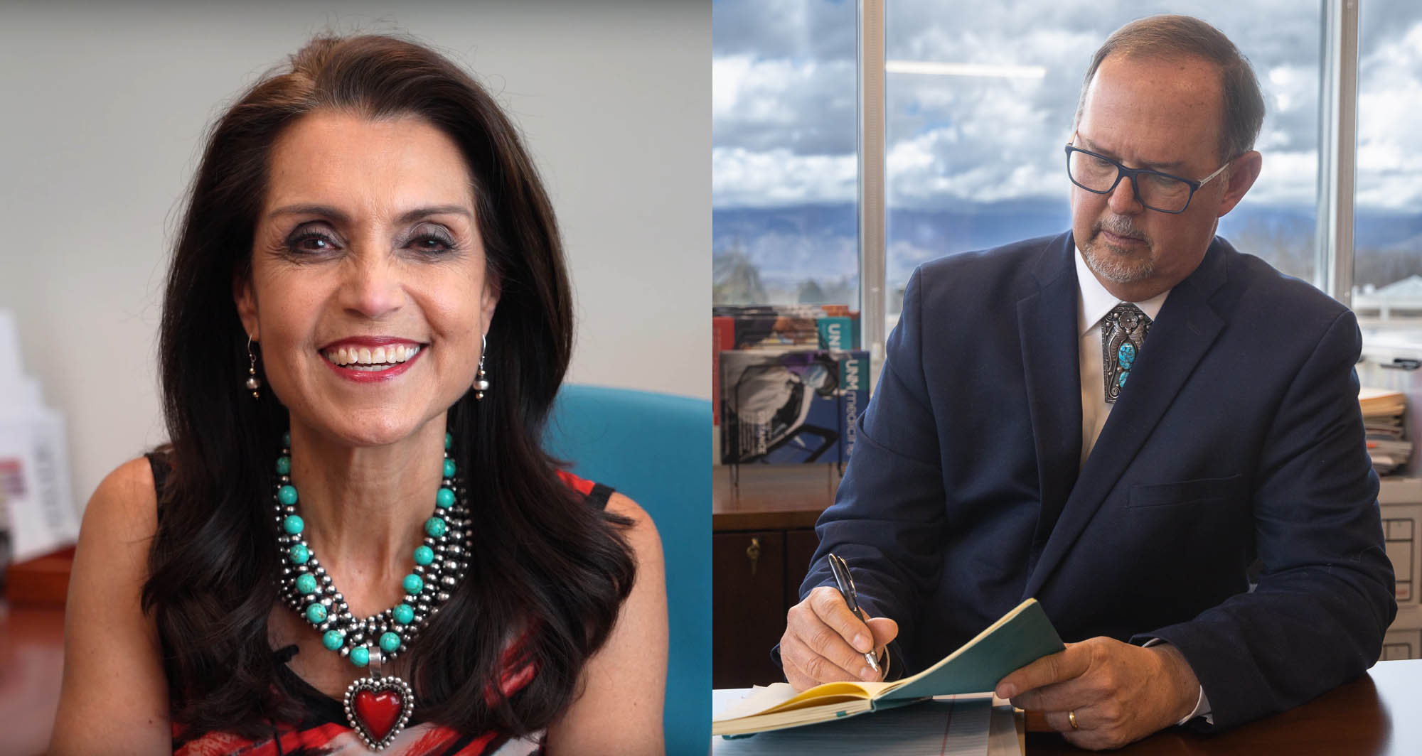 Dr. Valerie Romero-Leggott and Dr. Douglas Ziedonis
