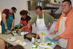 Démonstrations de cuisine.