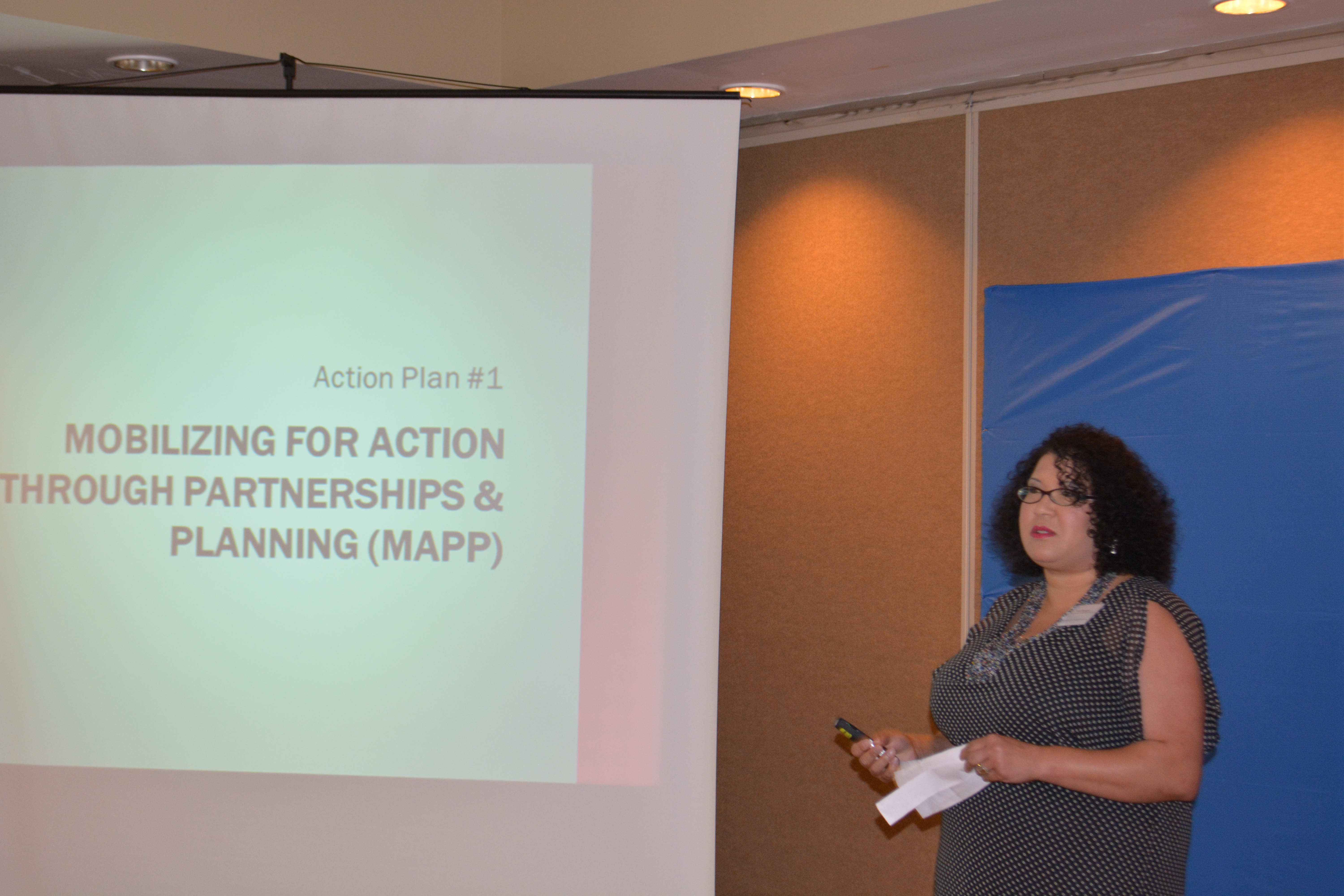 Vorstellung des Aktionsplans Nr. 1 Mobilisierung zum Handeln durch Partnerschaften und Planung MAPP.