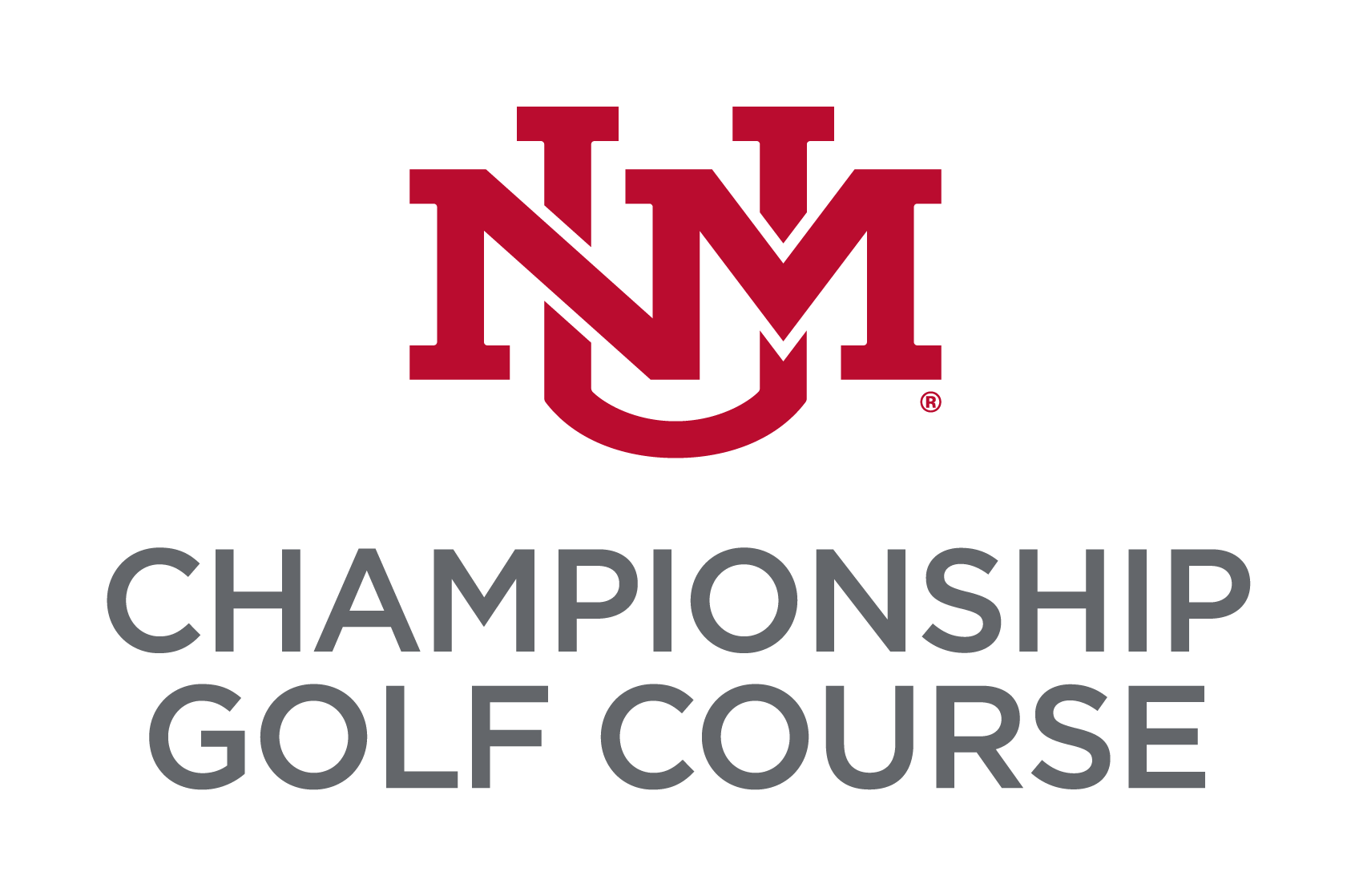 Logotipo de golf de la UNM