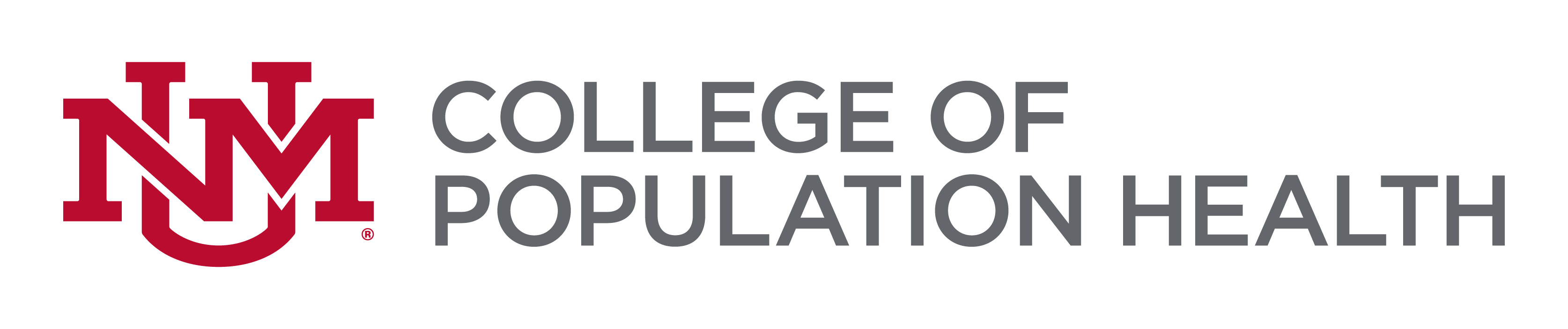 Логотип Колледжа здоровья населения UNM