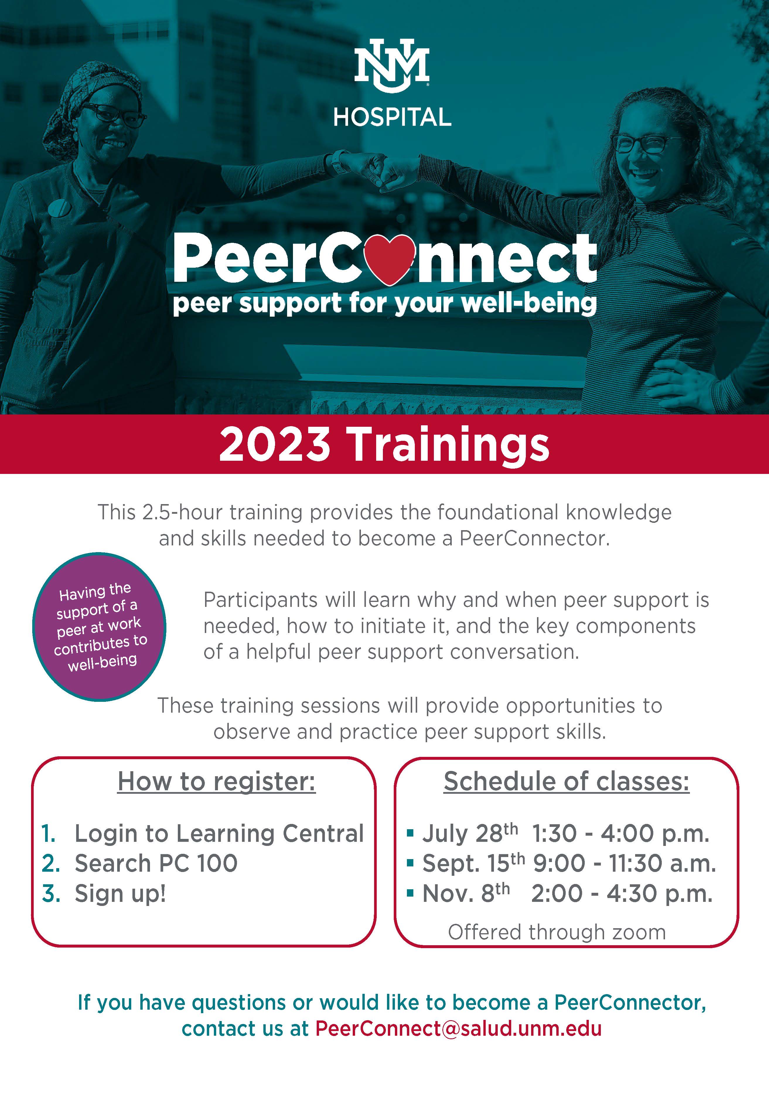 PeerConnect Trainings