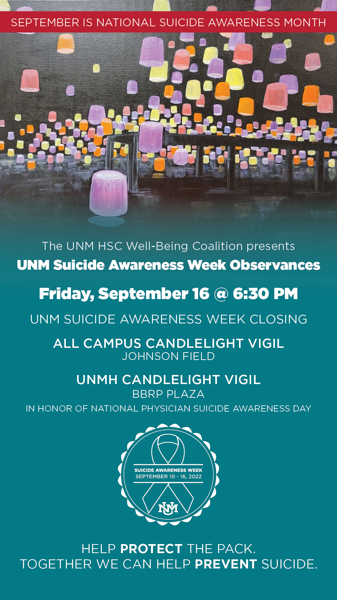 UNM Suicide Awareness Week | School of Medicine