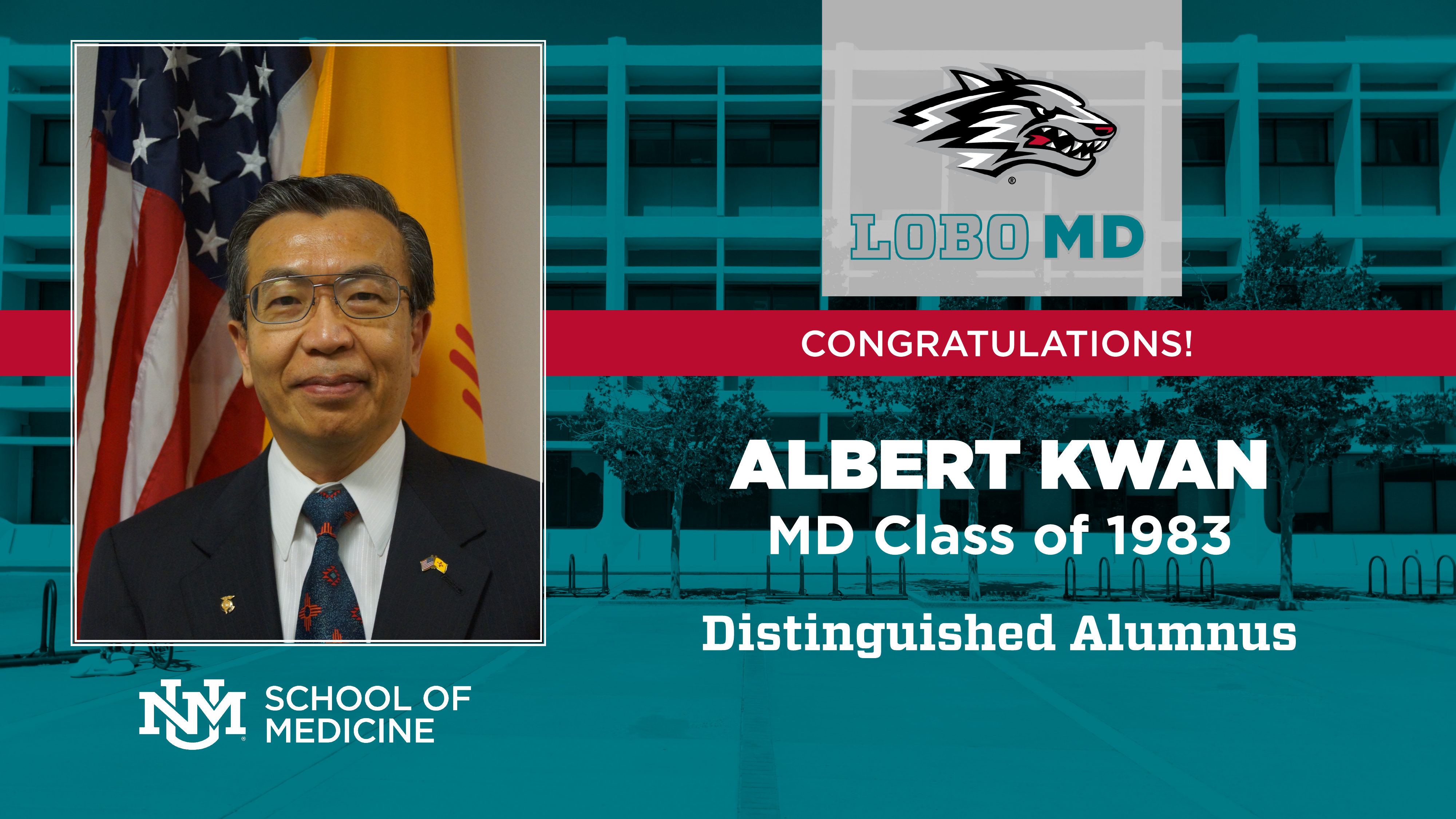 Dr. Albert Kwan Distinguished Alumnus Award 2023
