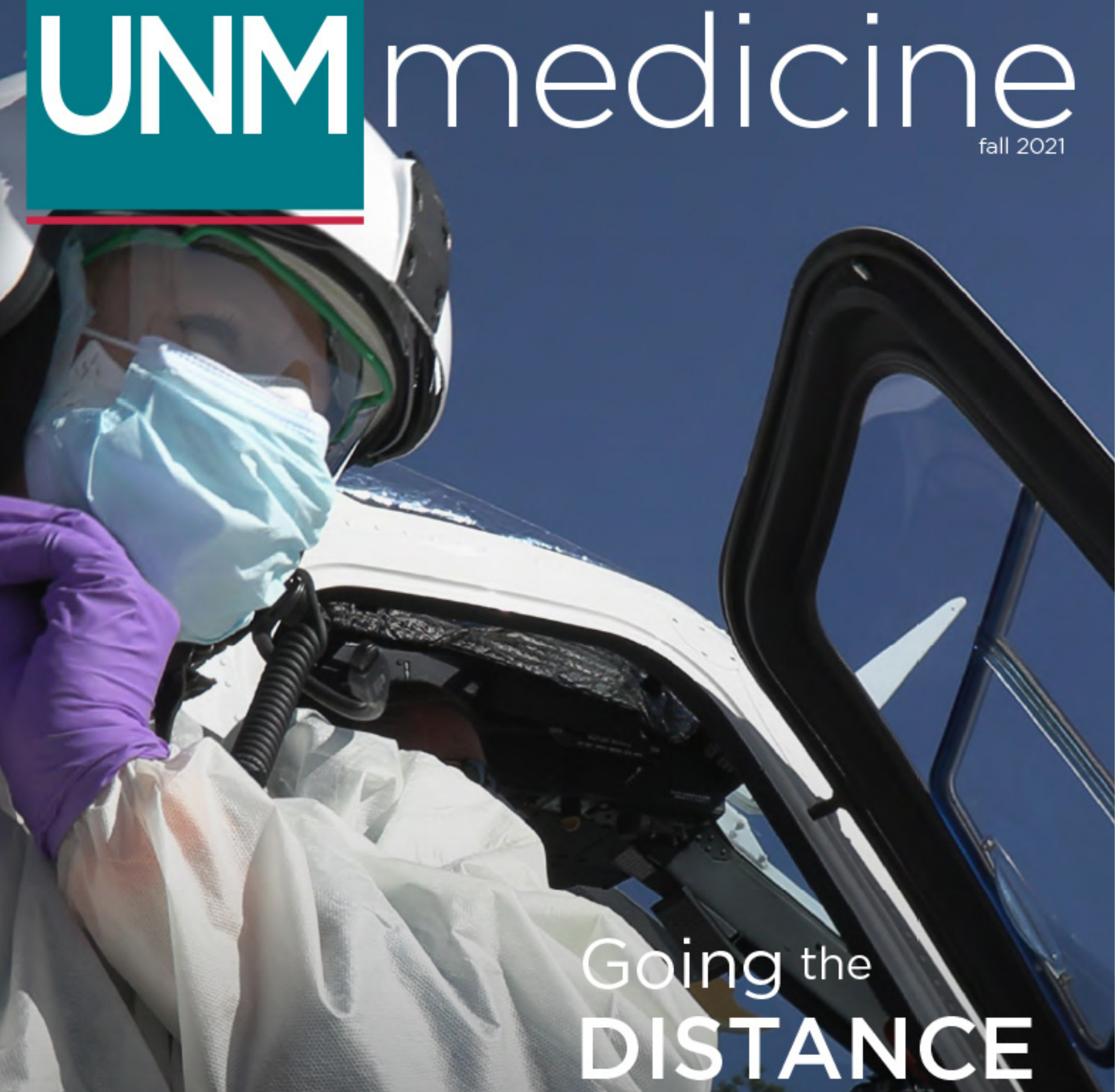 Capa da revista UNM Medicine na primavera de 2021