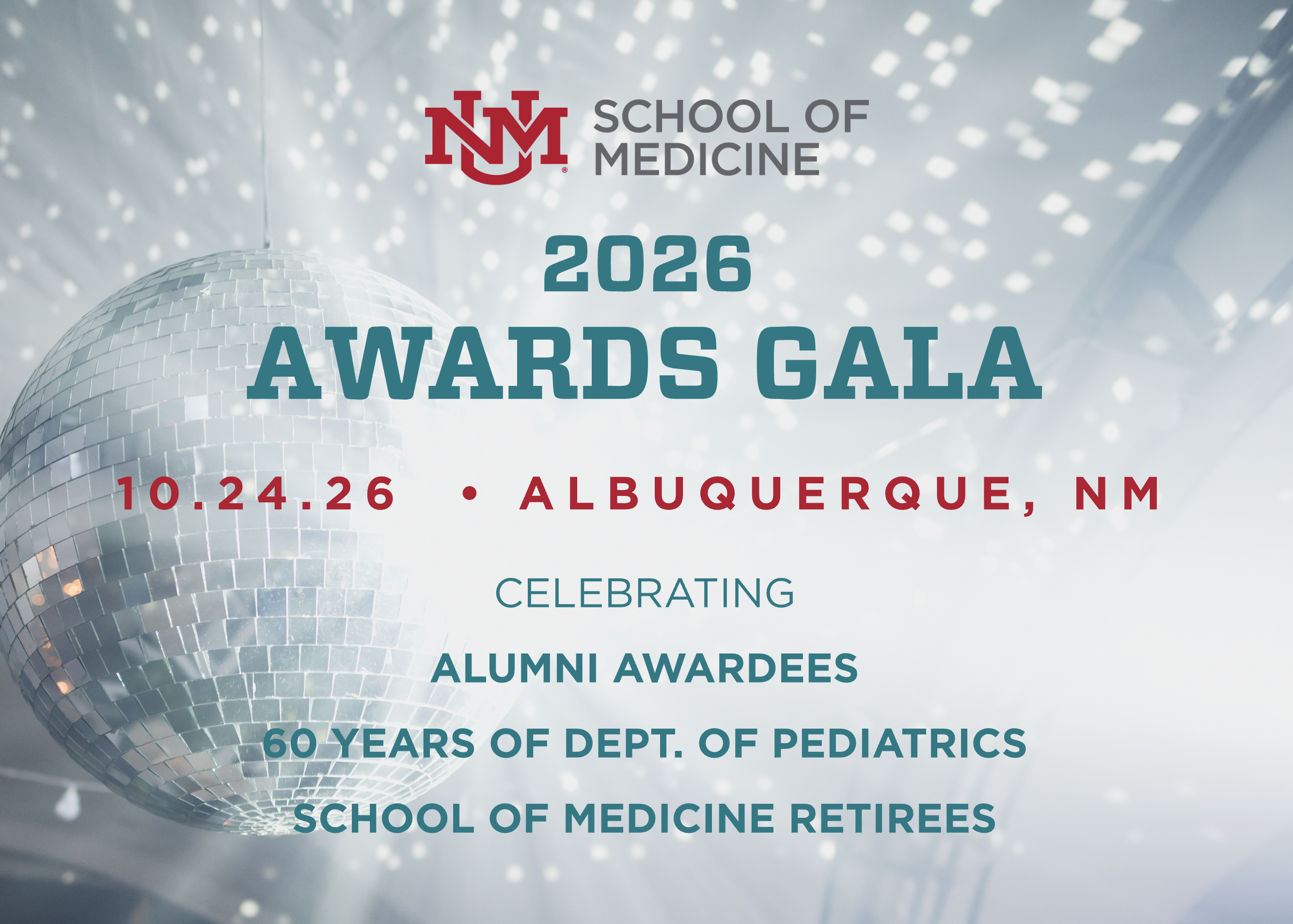 2026 Gala Information October 24, 2026