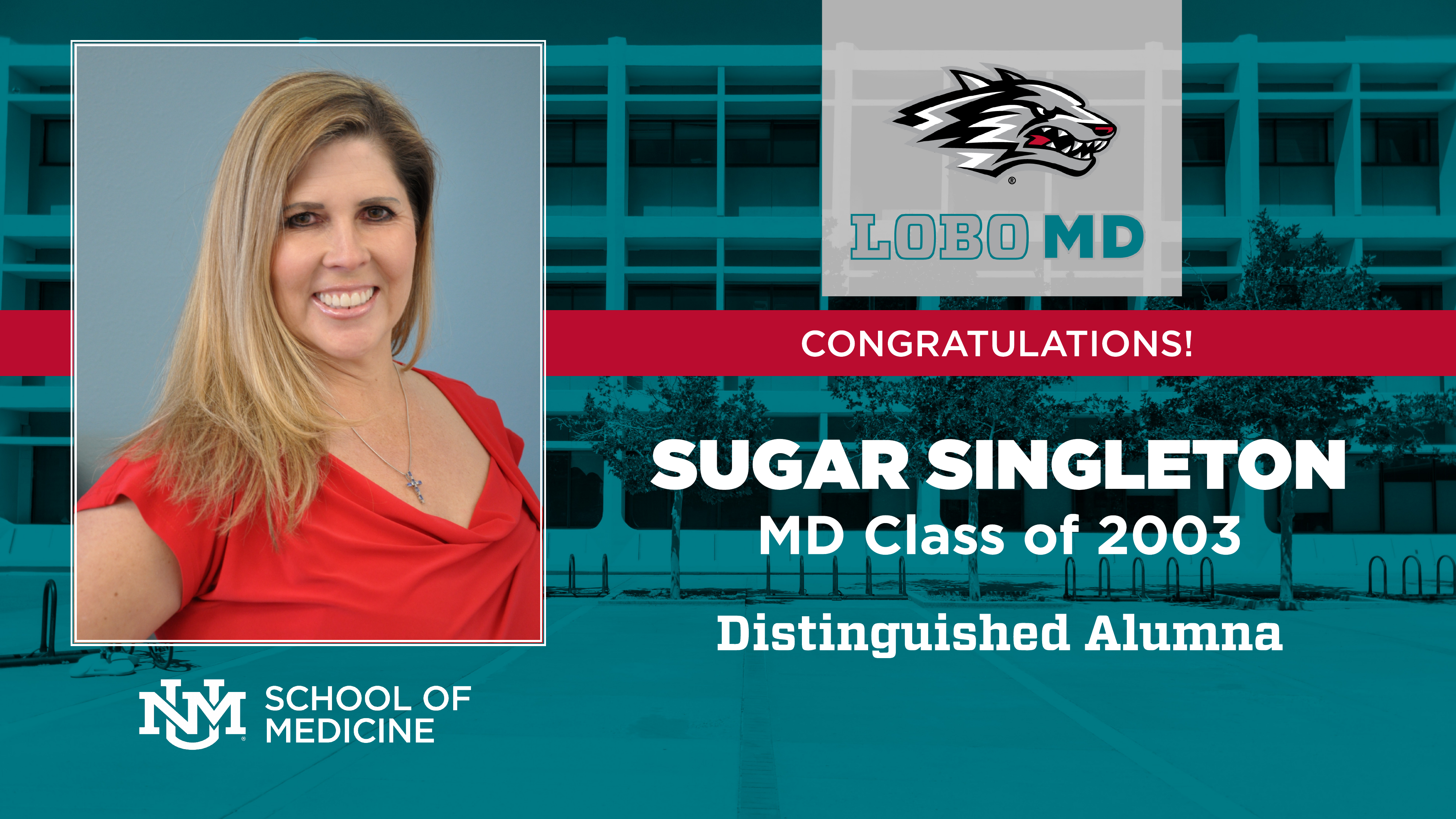 Premio Dr. Sugar Singleton Distinguished Alumna 2023