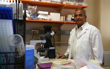 raj shah in laboratorio