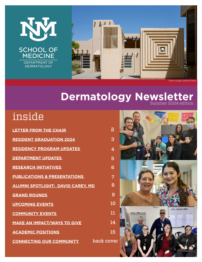 Dermatology Newsletter Summer 2024