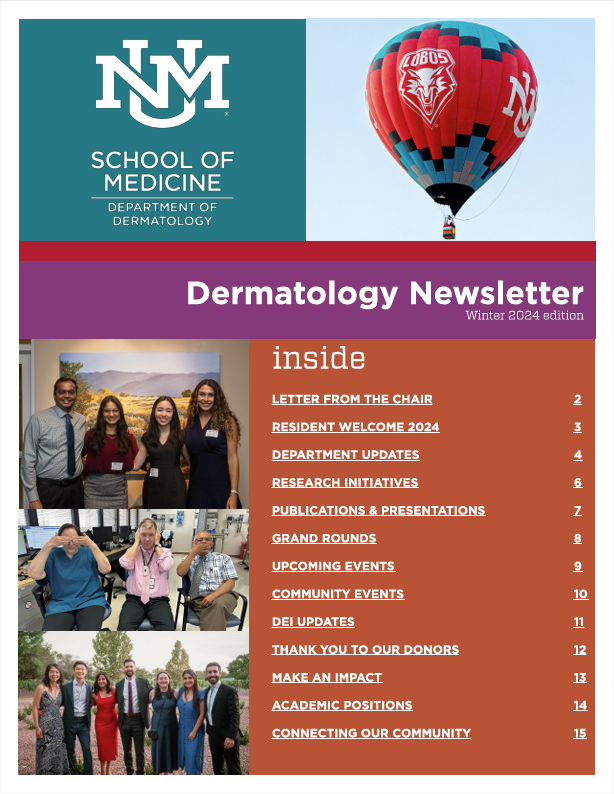 Dermatology Newsletter Winter 2024