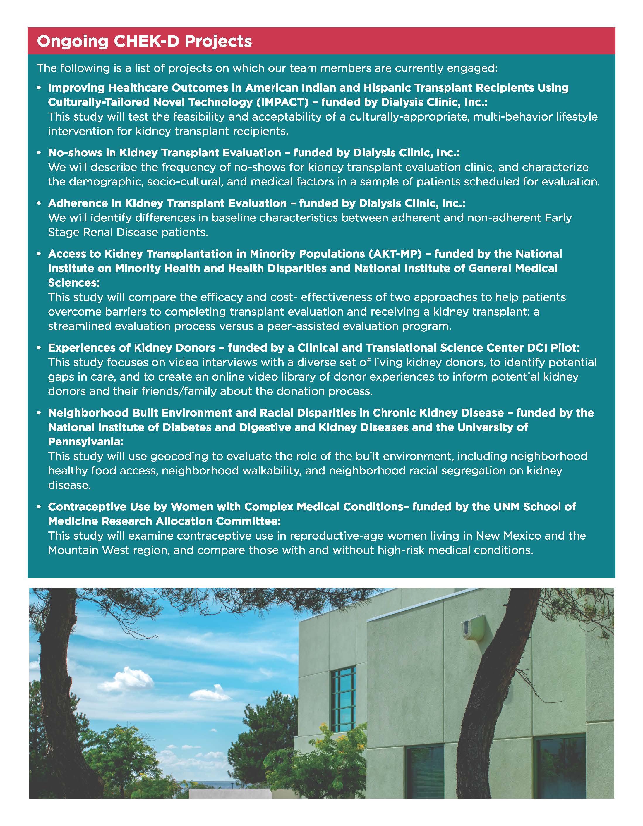 Inaugural CHEK-D Newsletter Page 3