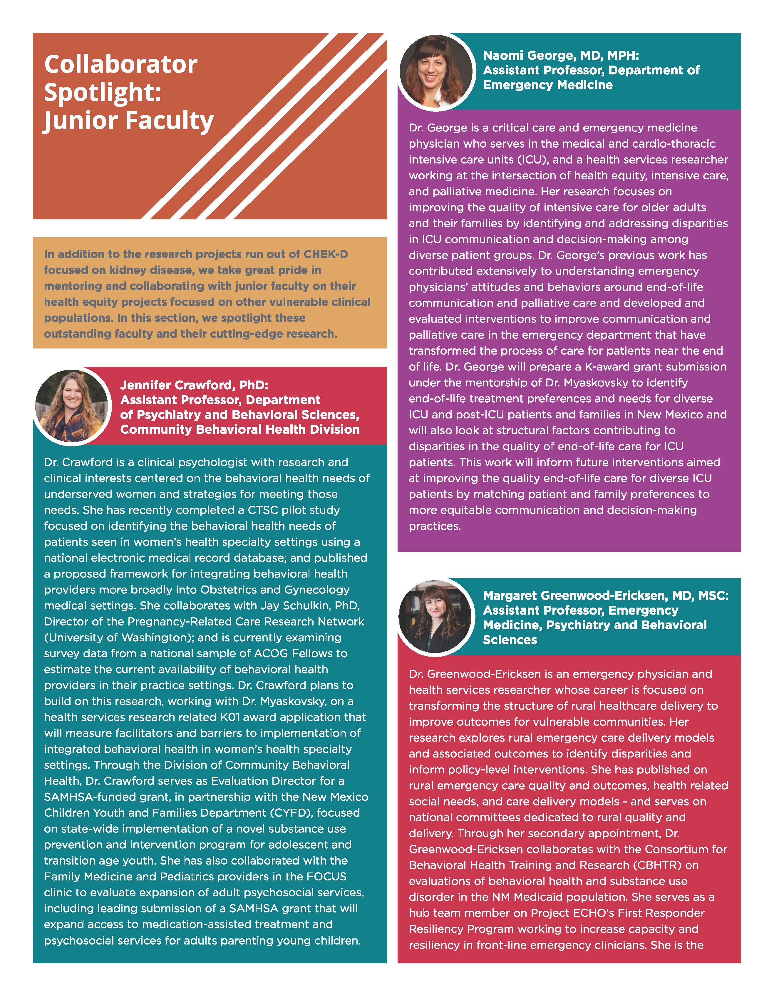 Inaugural CHEK-D Newsletter Page 4