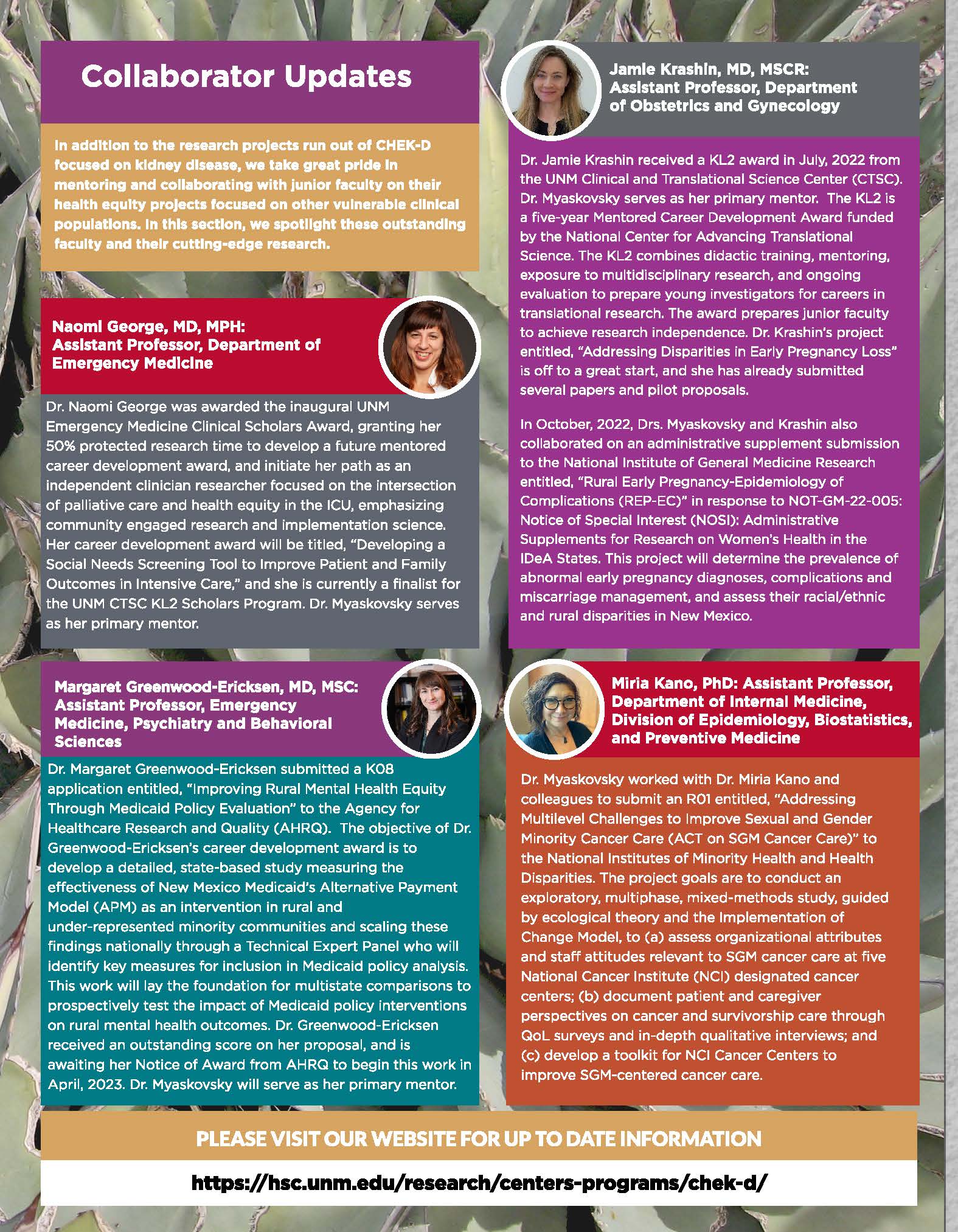 CHEK-D Spring 2023 Newsletter Page 4