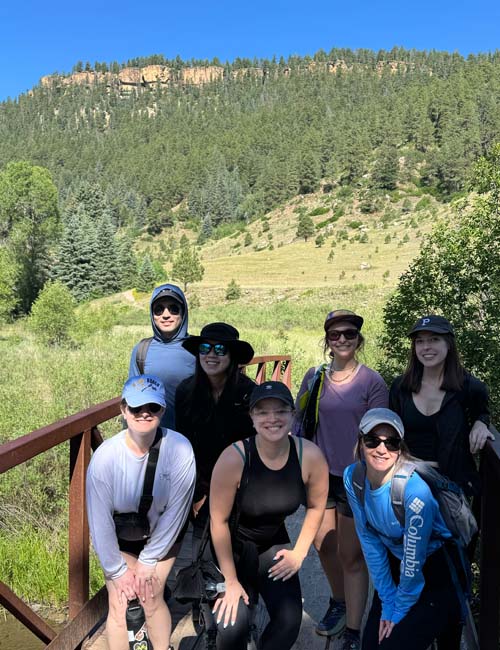 Hiking in Pagosa Springs, NM.
