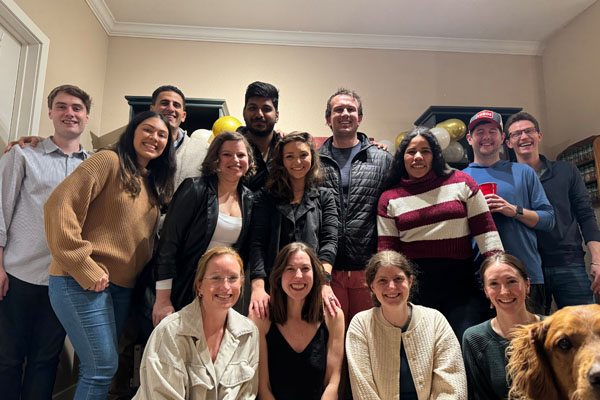 Birthday party for the new interns!