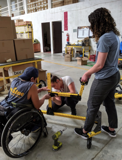 building wheelchairs