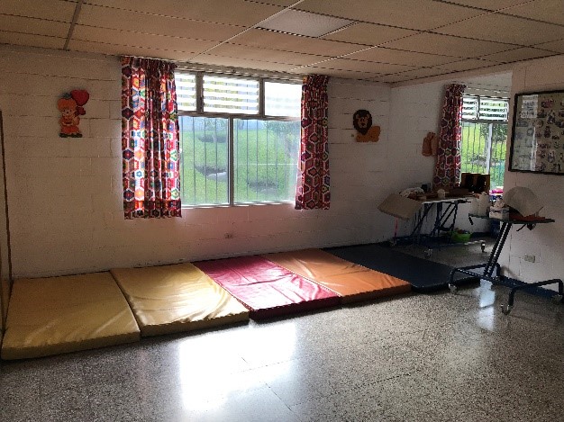 Espace de traitement à l'orphelinat