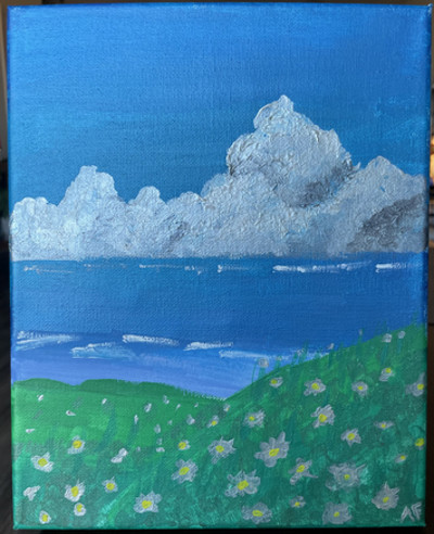 Clouds at the Seashore by A. Falconi