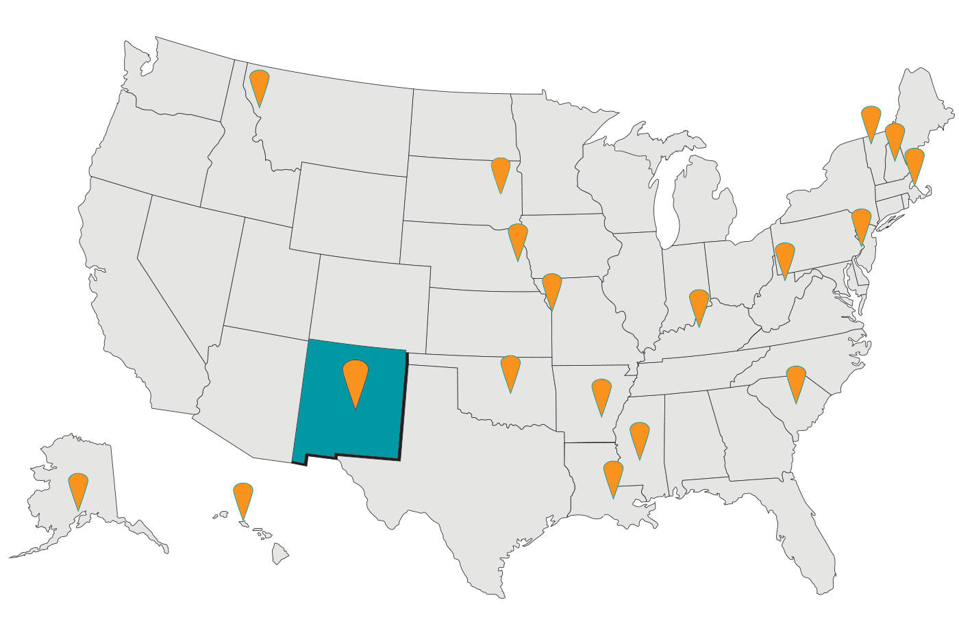 peds clinical trials sites map