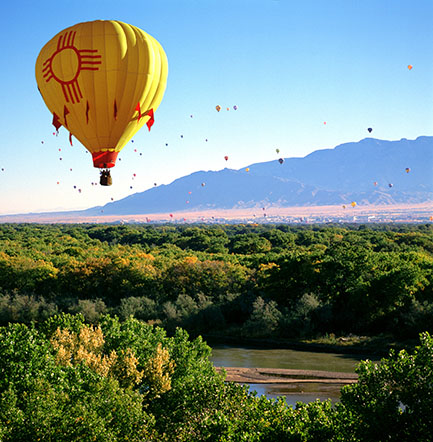 アルバカーキ上空の気球