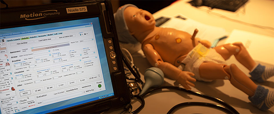 infant simulation lab