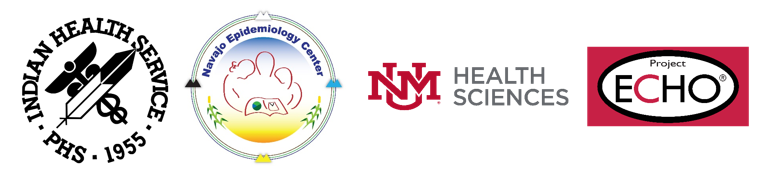 Indian Health Services, Navajo Epidemiology Center, HSC- und ECHO-Logos