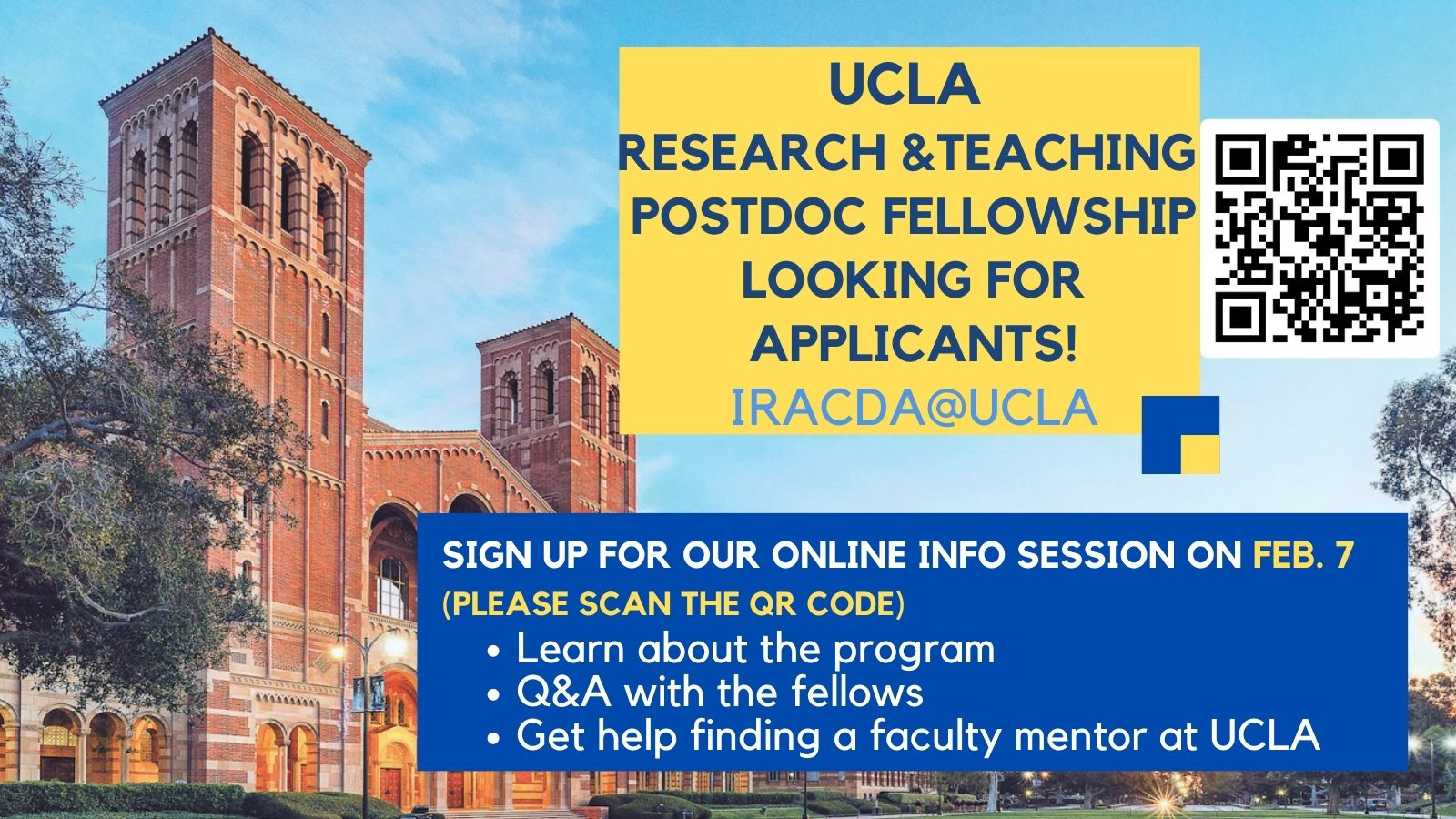Информационная сессия UCLA IRACDA 2022 февраля 02 г.