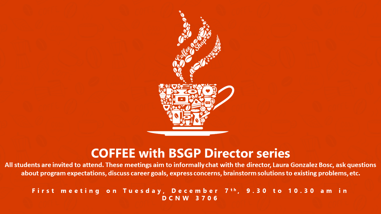 Coffee with the BSGP Director 2022-12-07