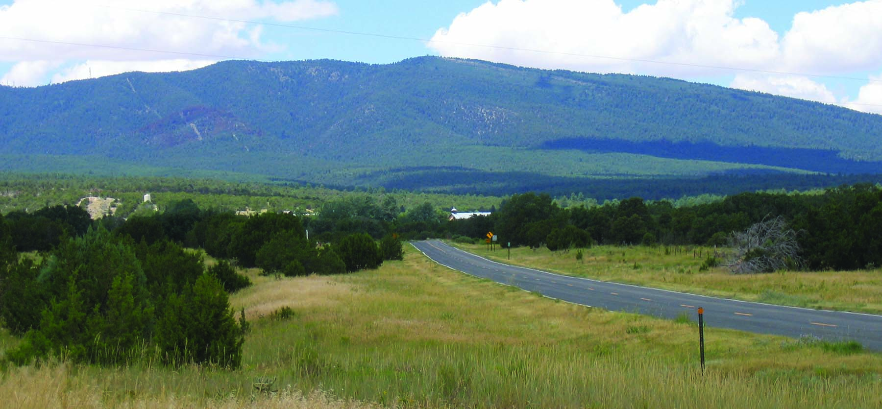 Route rurale du Nouveau-Mexique