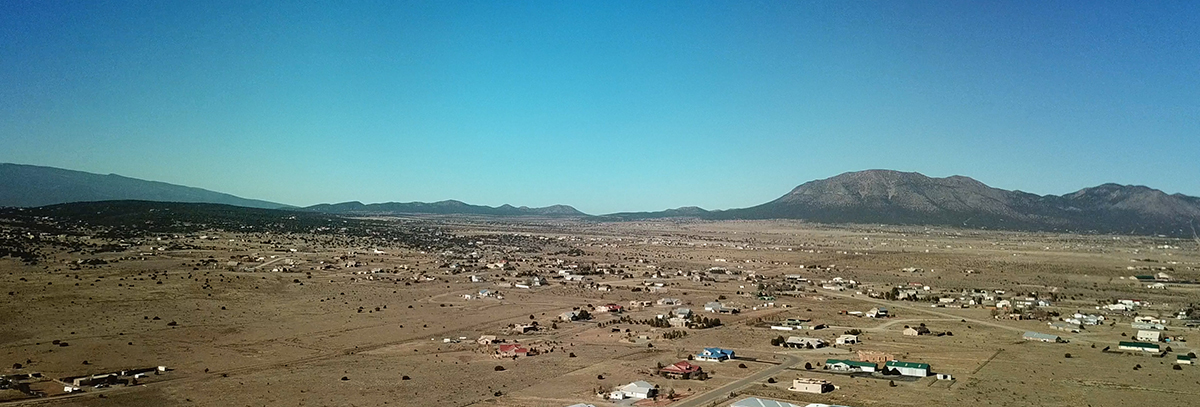 Paysage du Nouveau-Mexique rural