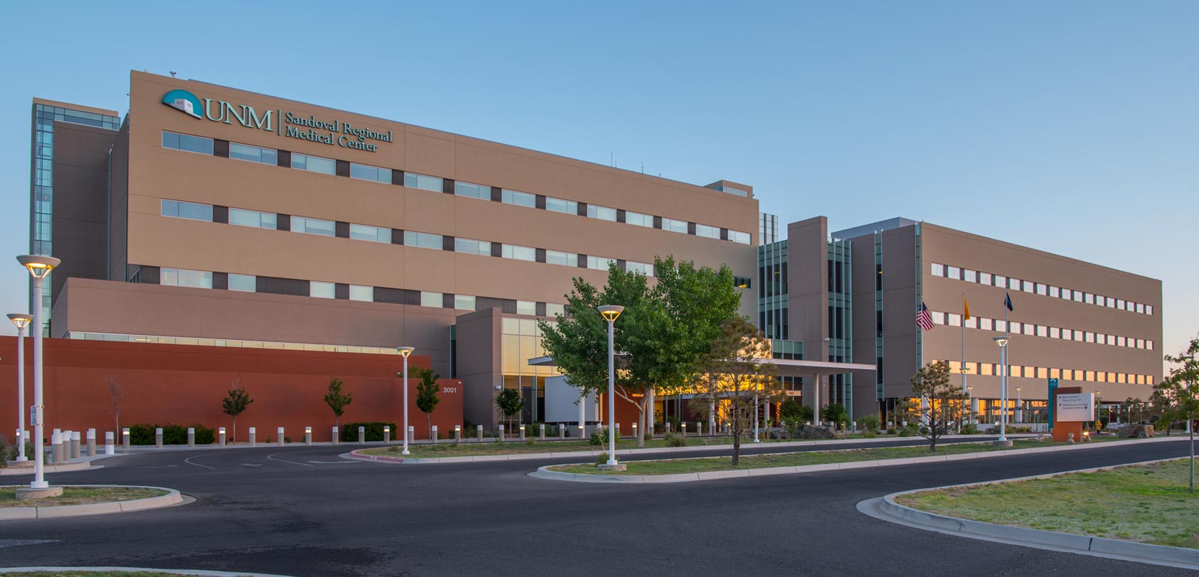 Exterior photo of Sandoval Regional Medical Center