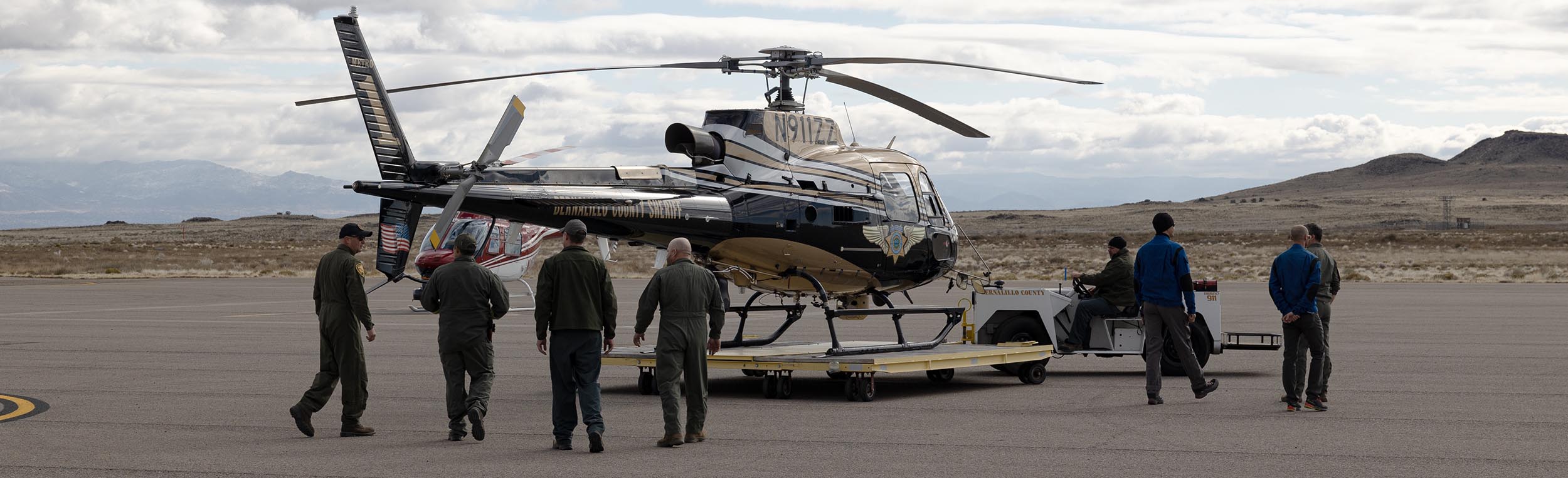 Hubschrauber des neuen Sheriffs von Bernalillo County