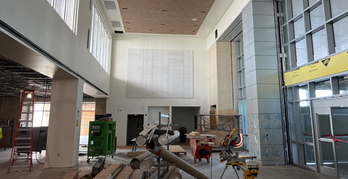 New construction of UNMH CCT adult emergency department.