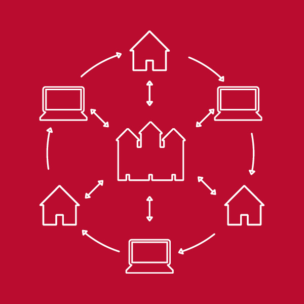 Hub and spoke diagram