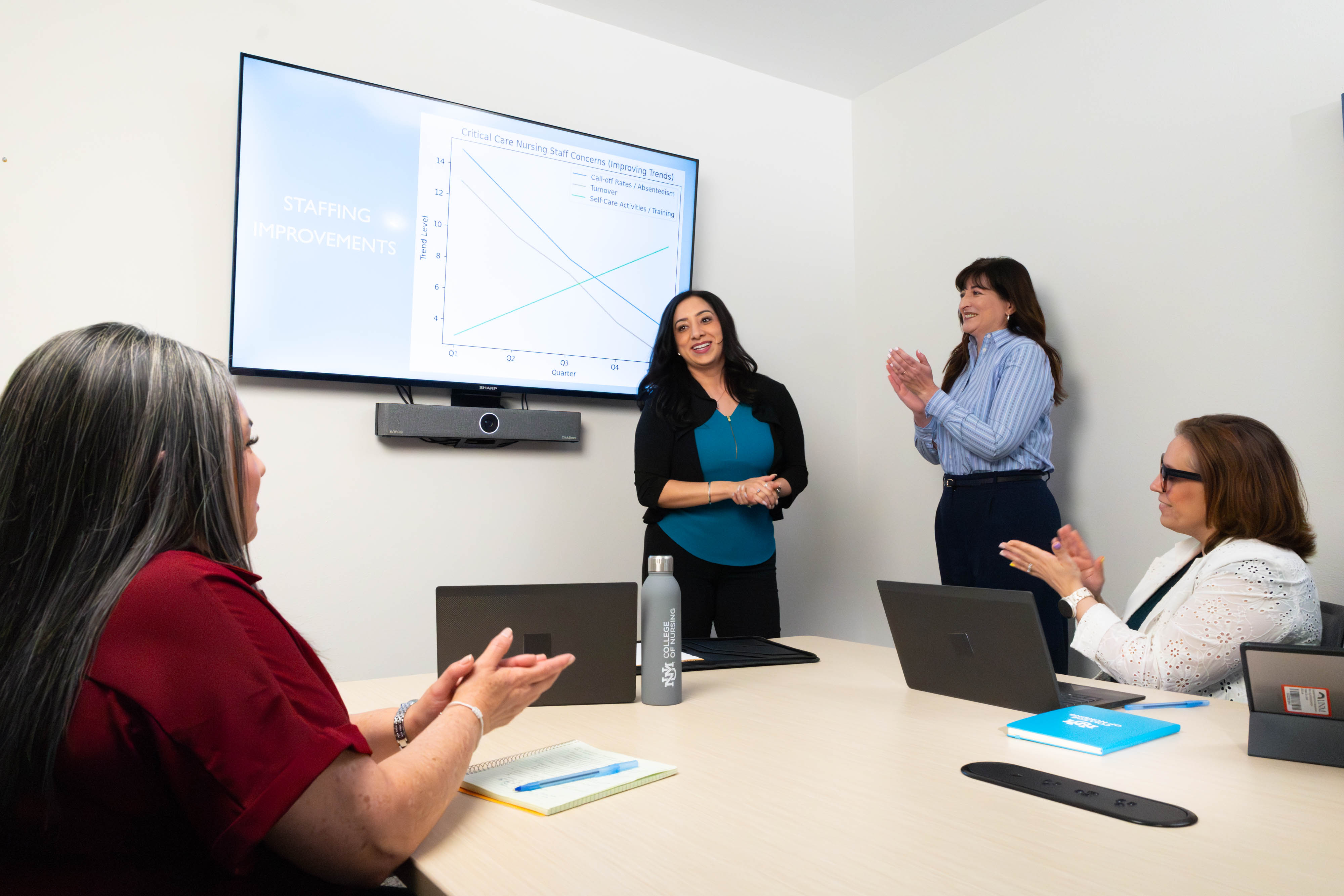 a group of nursing students in a classroom