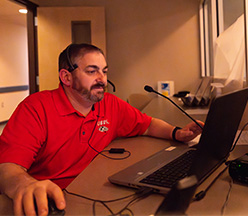 Nurses looking over chart.