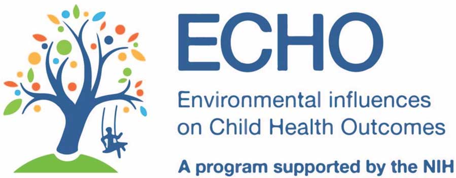 לוגו של השפעות סביבתיות על תוצאות בריאות הילד (ECHO).