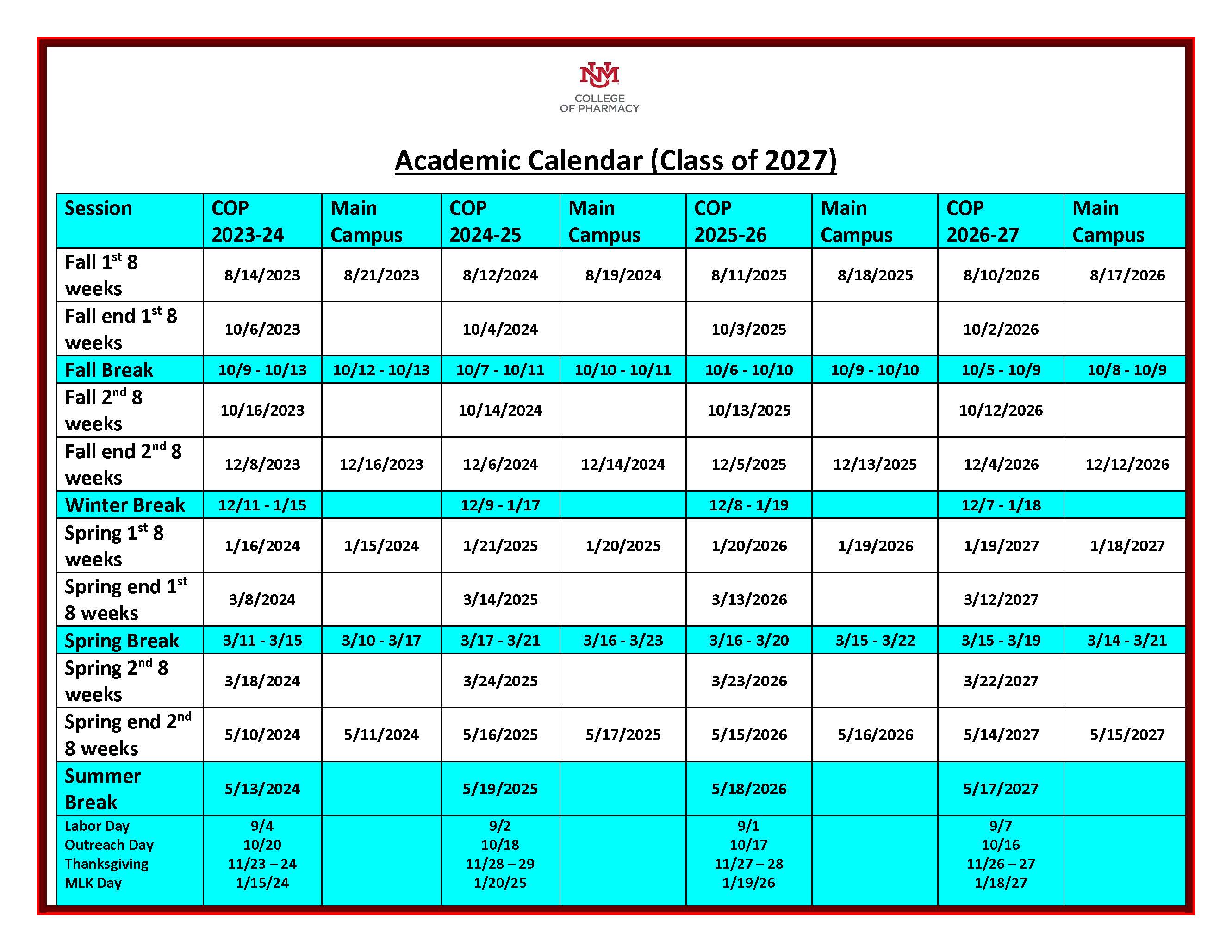 Unm School Calendar 2024 2025 Reeba Catlaina