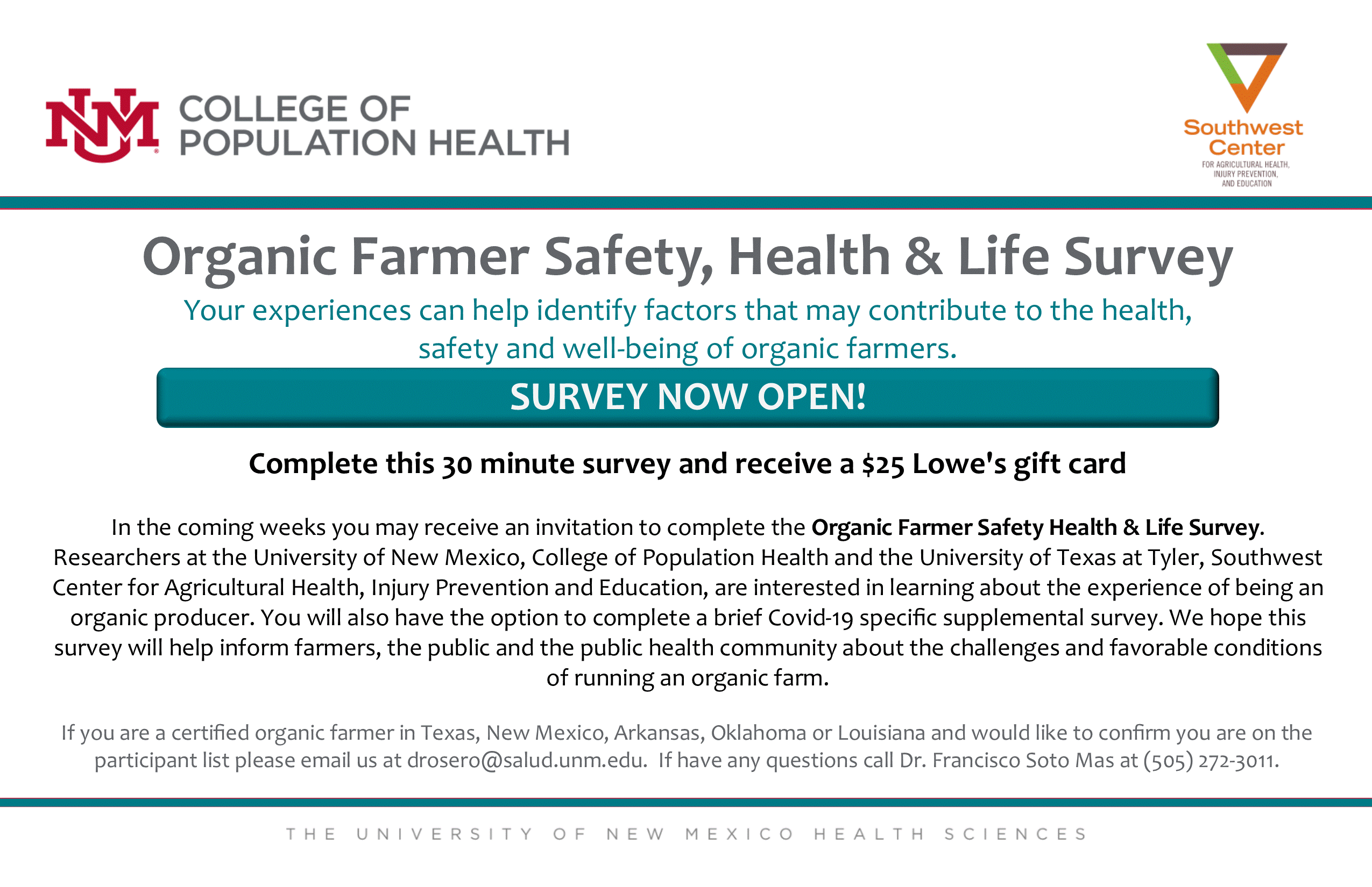 sondaggio sugli agricoltori