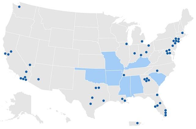 map of counties and states