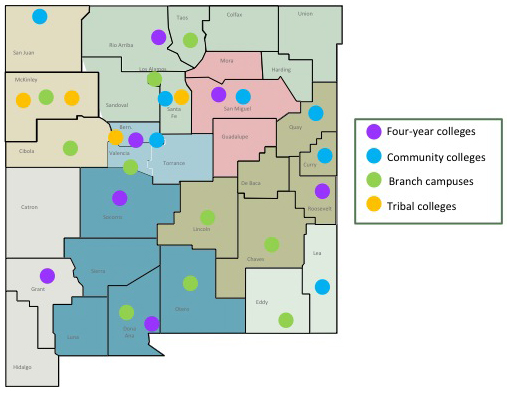 Colleges In New Mexico Map e news :: Vision 2020 | The University of New Mexico